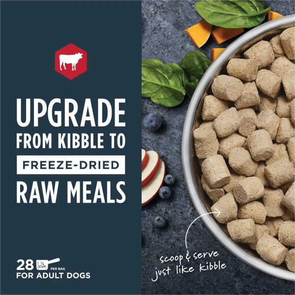 Instinct Raw Meals Freeze Dried Real Beef Recipe Dry Dog Food