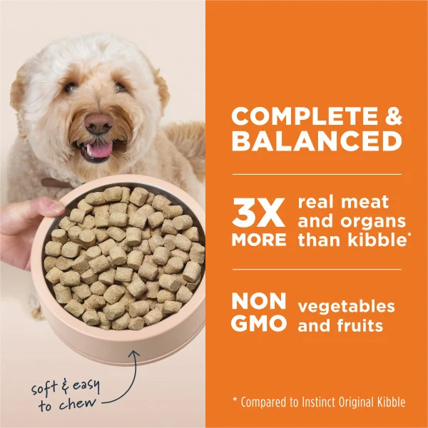 Instinct Raw Meals Freeze Dried Cage Free Chicken Recipe Dry Dog Food