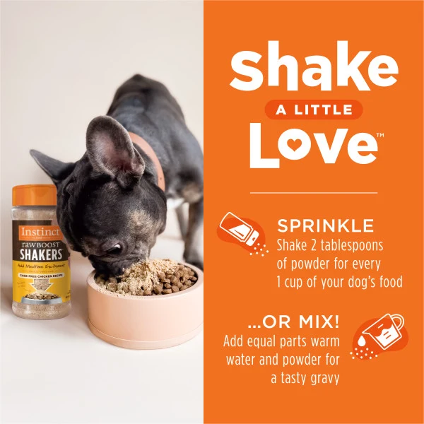Instinct Raw Boost Shakers Chicken Freeze Dried Dog Food Topper 5.5oz