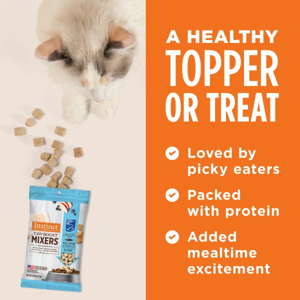 Instinct Raw Boost Mixers Wild-Caught Alaskan Pollock Recipe Cat Food Topper