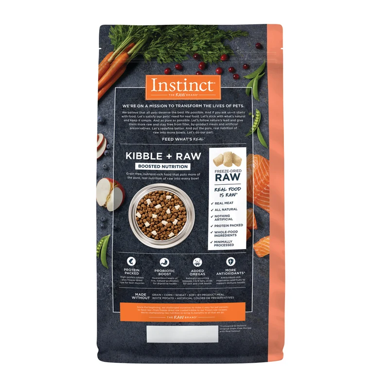 Instinct Raw Boost Grain Free Real Salmon Dry Dog Food 3.5lb