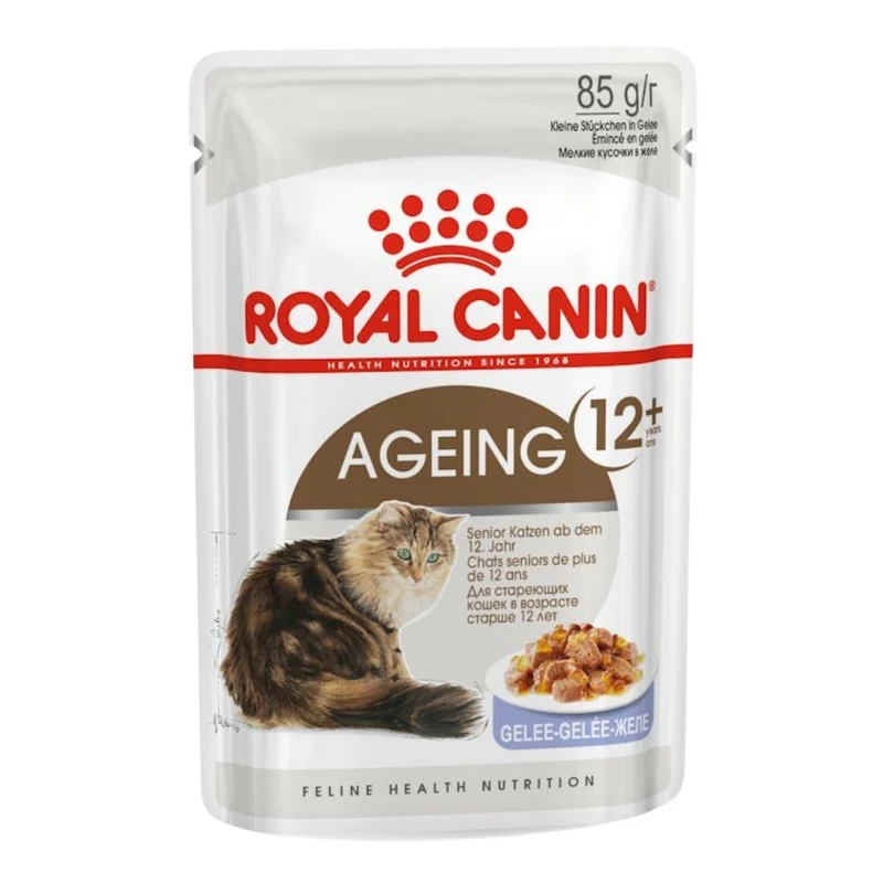 Royal Canin Ageing 12+ Chunks In Jelly Wet Cat Food 85G - Pack of 12
