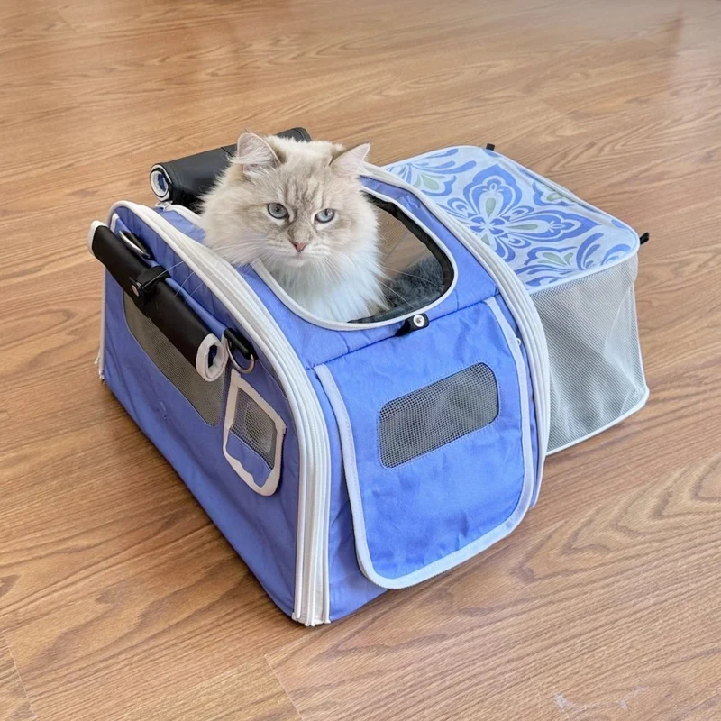 Kittyrama Waterproof Cat Carrier & Hideaway | Airline-Approved