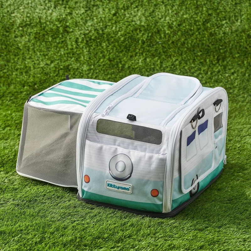 Kittyrama Waterproof Cat Carrier & Hideaway | Airline-Approved