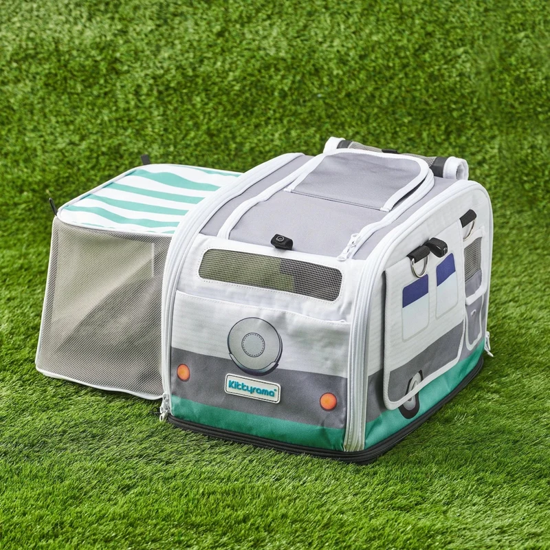 Kittyrama Waterproof Cat Carrier & Hideaway | Airline-Approved