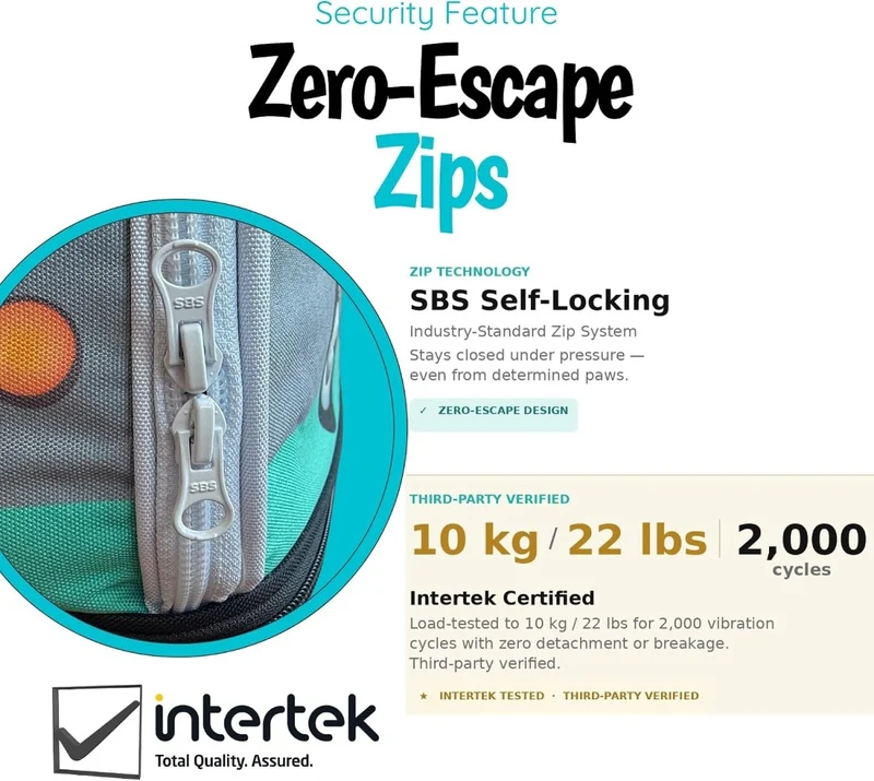 Kittyrama Waterproof Cat Carrier & Hideaway | Airline-Approved