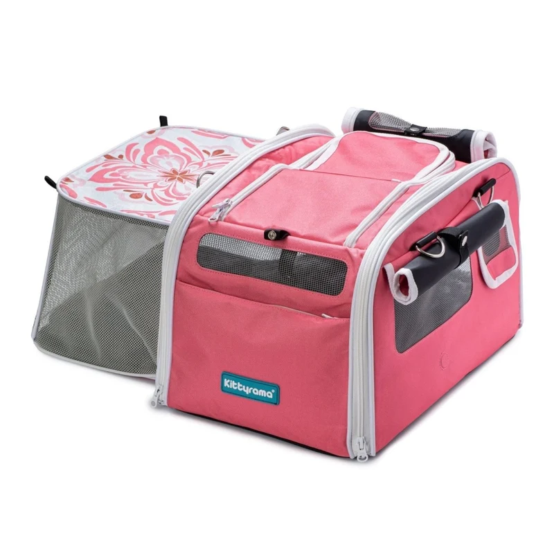 Kittyrama Waterproof Cat Carrier & Hideaway | Airline-Approved
