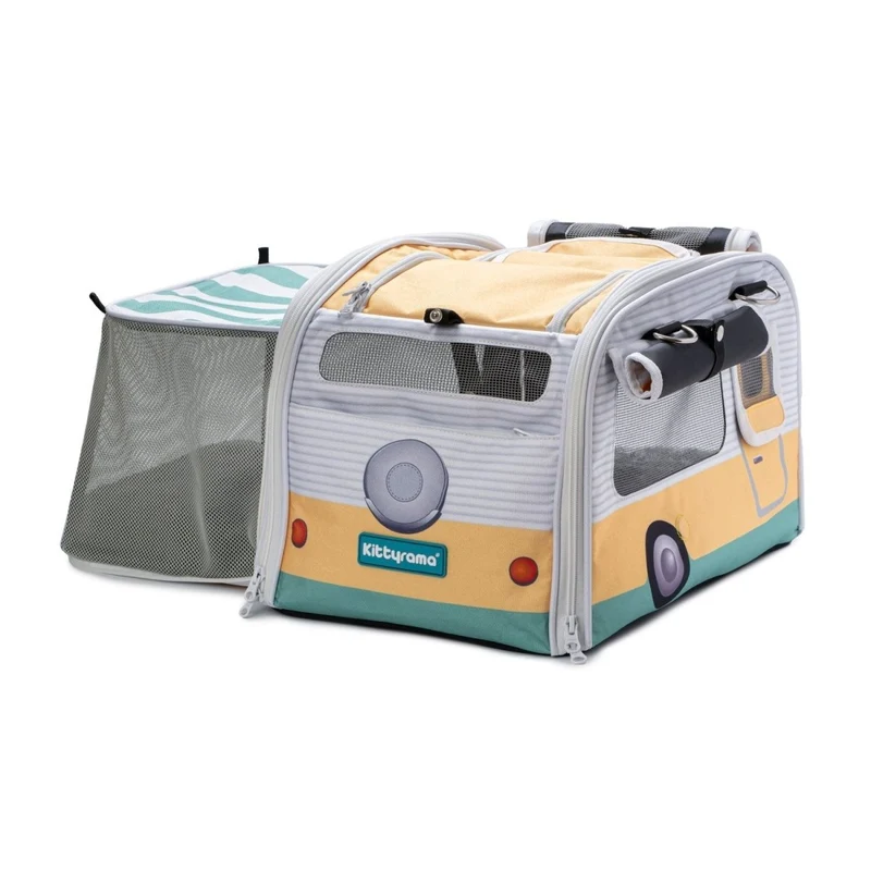 Kittyrama Waterproof Cat Carrier & Hideaway | Airline-Approved