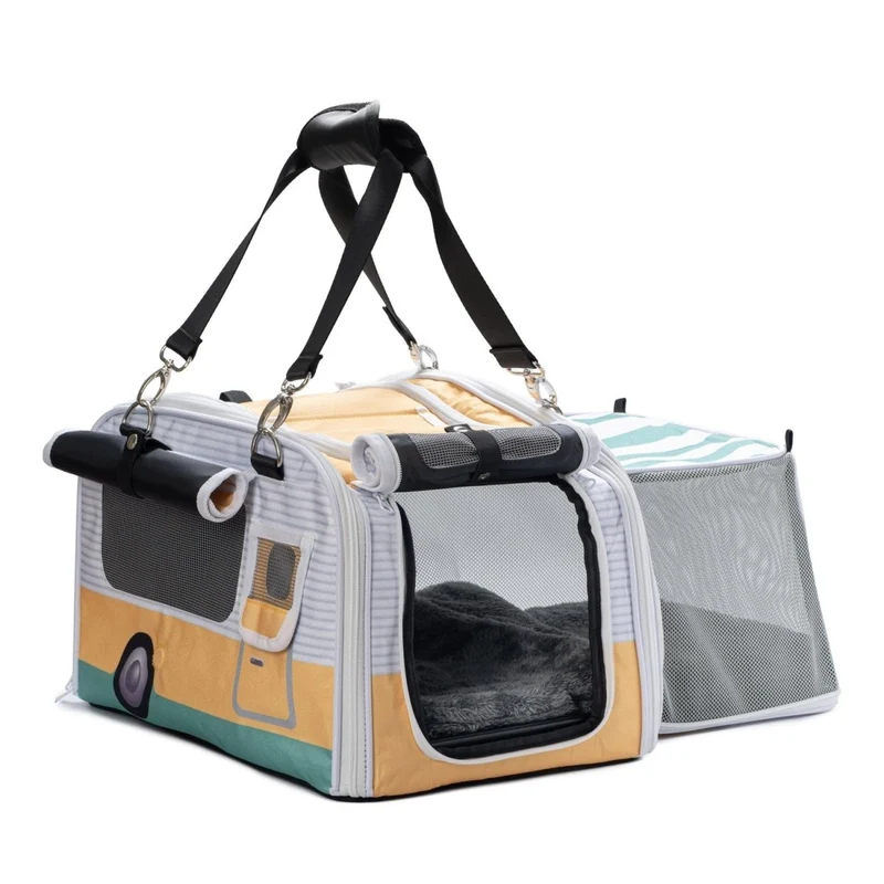 Kittyrama Waterproof Cat Carrier & Hideaway | Airline-Approved