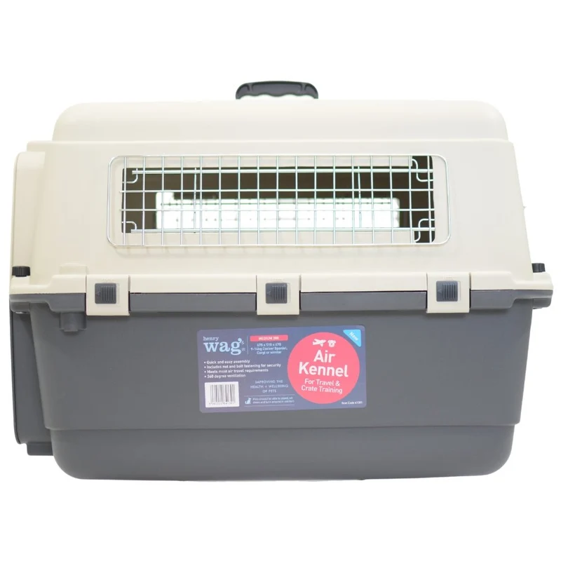Henry Wag Airline Approved Travel Crate | Four Sizes | Optional Wheels