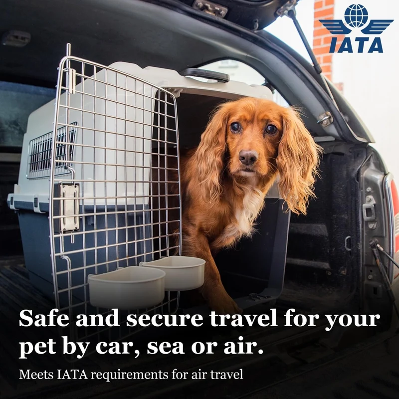 Henry Wag Airline Approved Travel Crate | Four Sizes | Optional Wheels