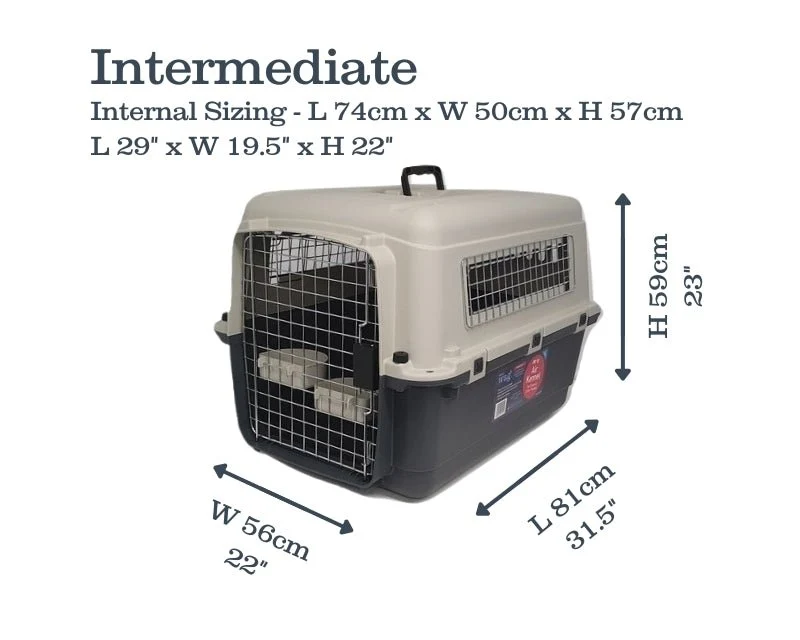 Henry Wag Airline Approved Travel Crate | Four Sizes | Optional Wheels
