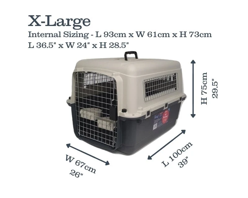 Henry Wag Airline Approved Travel Crate | Four Sizes | Optional Wheels