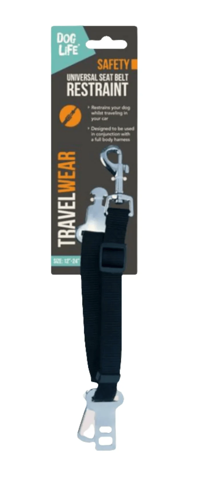 Dog Life Adjustable Dog Car Seat Belt | Triple Adapter