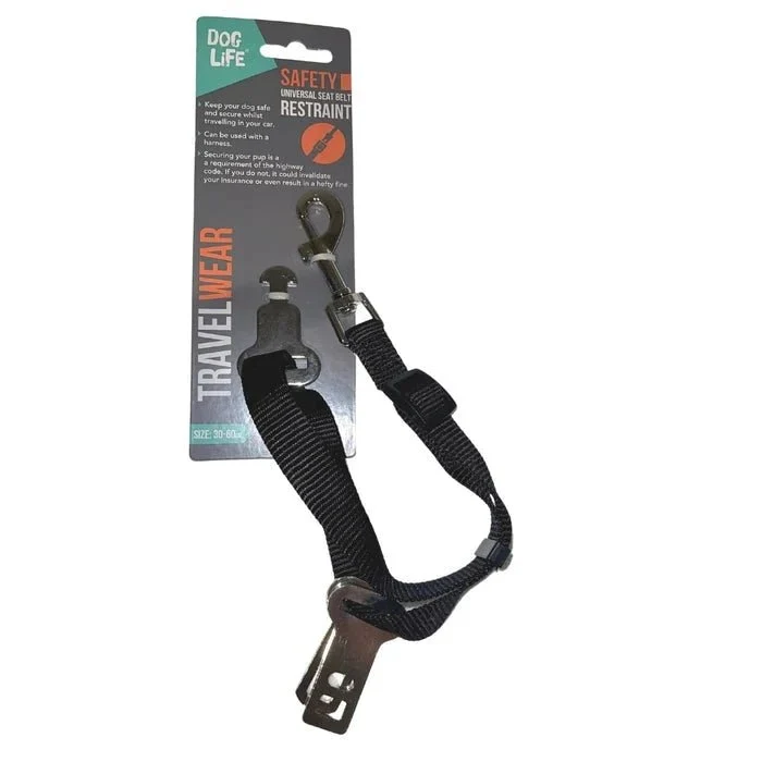 Dog Life Adjustable Dog Car Seat Belt | Triple Adapter