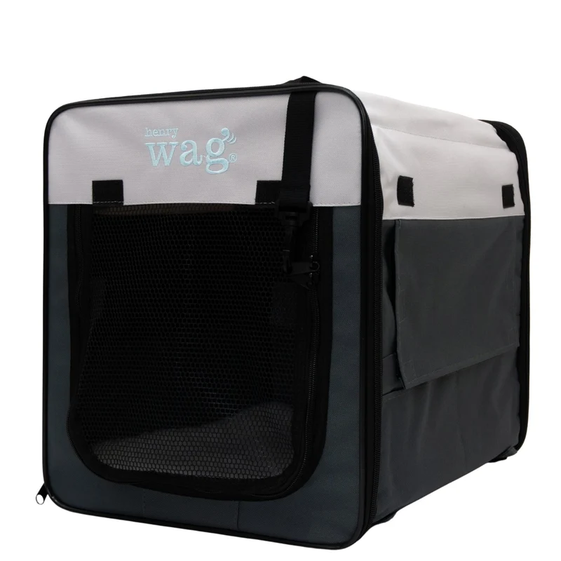 Henry Wag Folding Fabric Travel Pet Crate | 5 Sizes