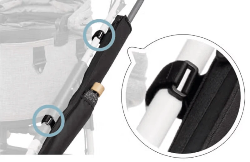 AirBuggy Umbrella Case | Frame-Mounted