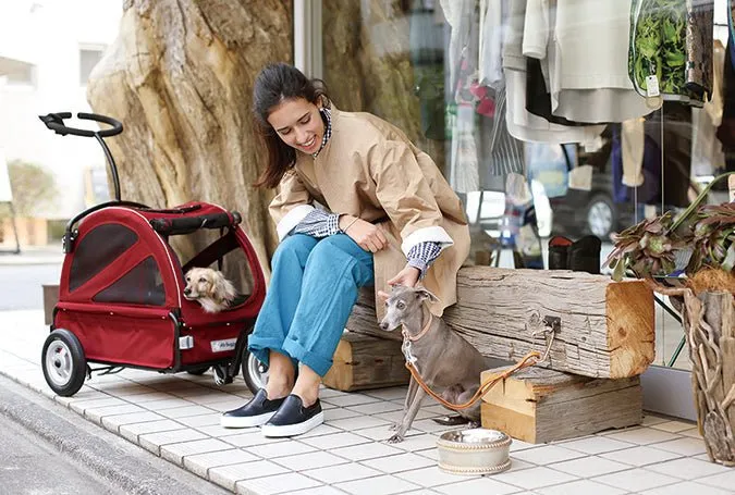 AirBuggy Twinkle Pet Stroller | Ground-Level Entry