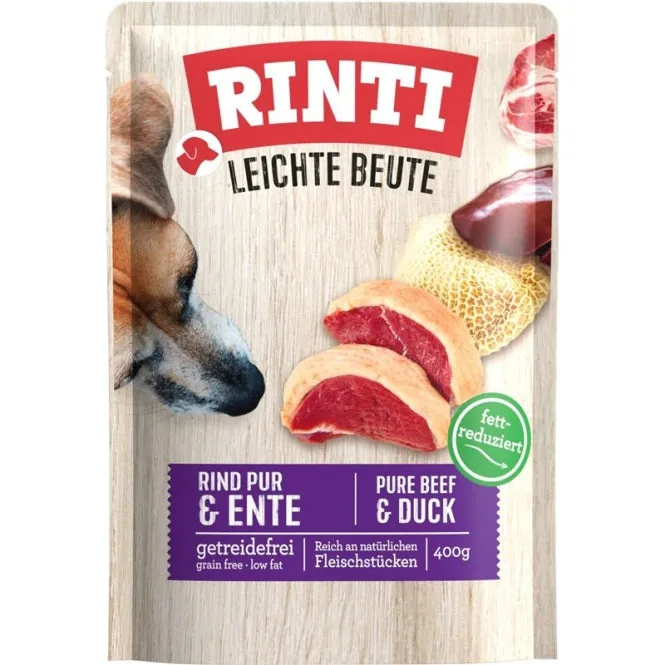 Rinti PB Leichte Beute Rind Pur & Ente 400 g