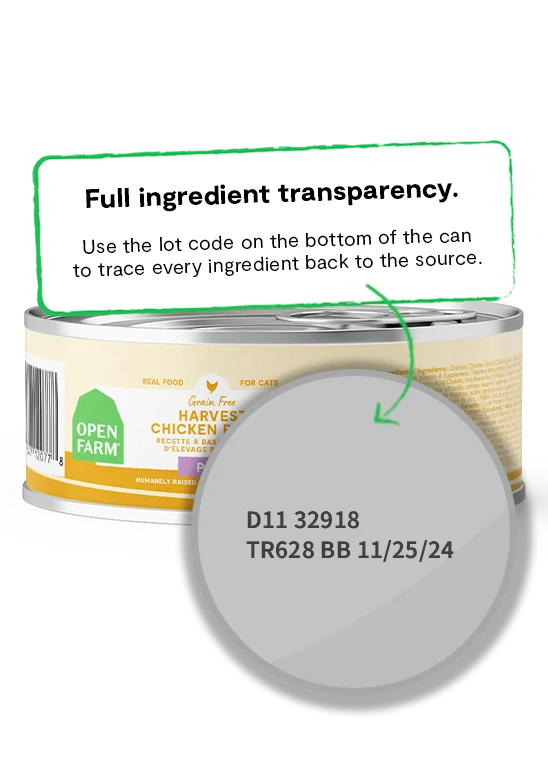 Open Farm Harvest Chicken Pate Wet Cat Food 150G