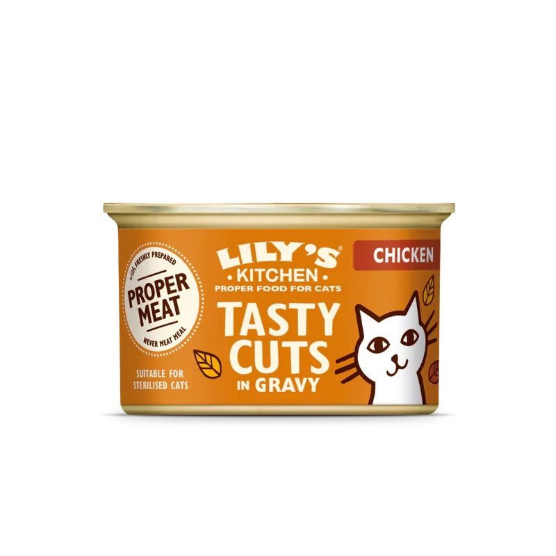 Lily’s Kitchen Tasty Cuts In Gravy Multipack Wet Cat Food 4x85G