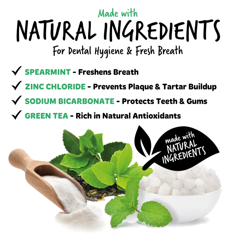 Bugalugs Dental Care Foam in Fresh Mint For Dogs & Cats 200ML