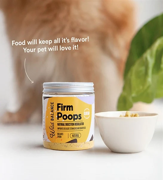 Wild Balance Firm Poops Supplement for Dogs & Cats 100g