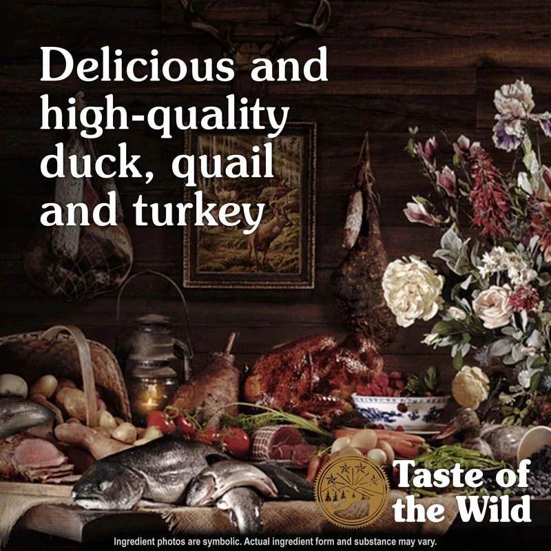 Taste of the Wild Wetlands Canine Fowl in Gravy Wet Dog Food 390G - Pack of 12