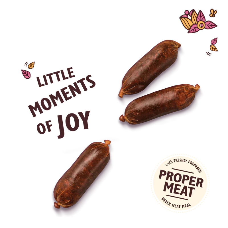 Lily's Kitchen Scrumptious Duck & Venison Sausages Dog Treats 70G - Pack of 3