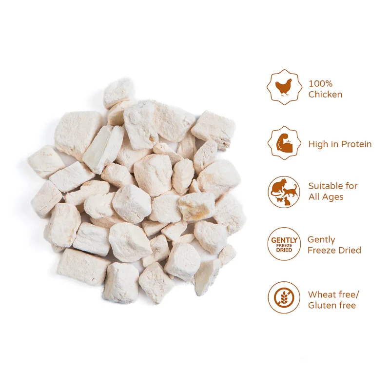 Thrive 100% Real Freeze Dried Chicken Breast Cat Treats 25G - Pack of 3