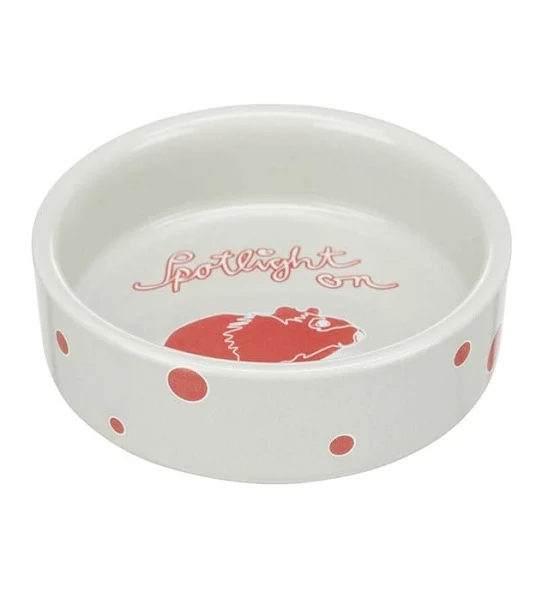 Trixie Bowl Spotlight Comic Hamsters Ceramic Bowl for Small Pets