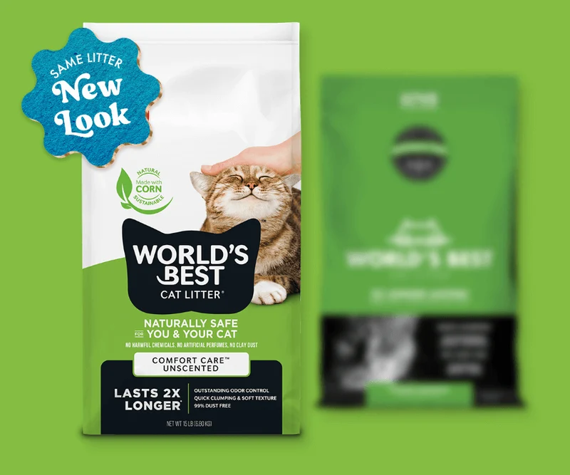 World's Best Cat Litter Comfort Care Unscented Clumping Formula