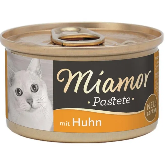 Miamor Pastete Huhn - 12x85g – zarte Fleischpastete