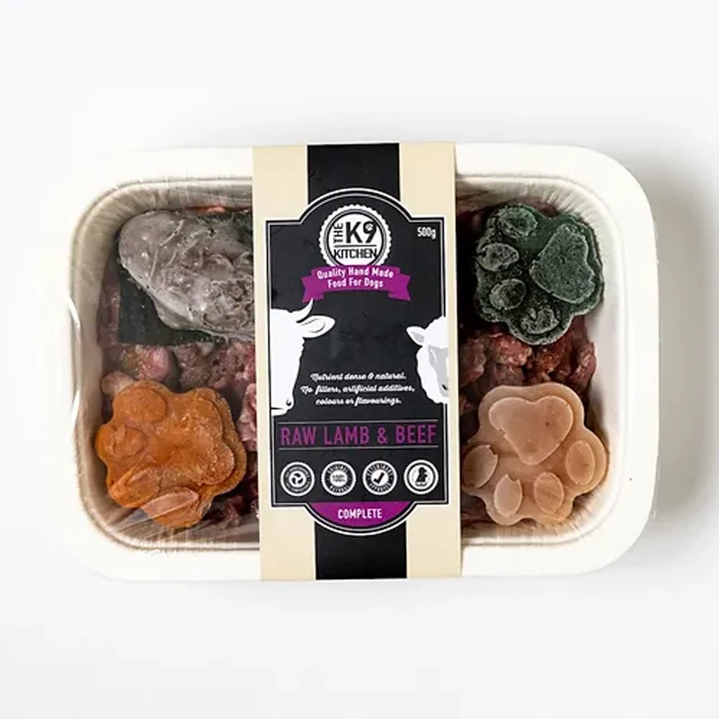 The K9 Kitchen Beef & Lamb Raw Complete Dog Food
