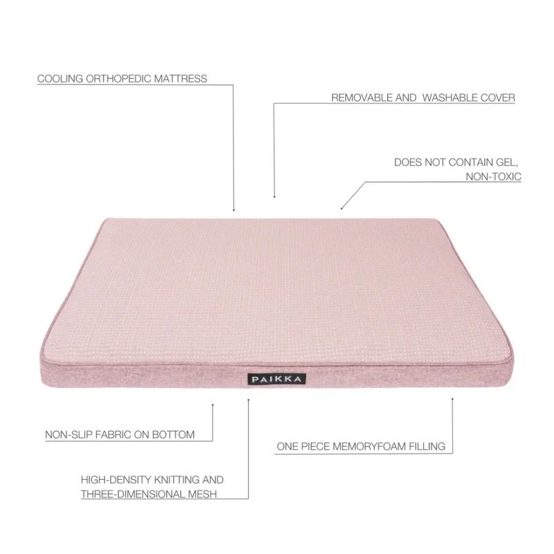 PAIKKA Cooling Orthopedic Dog Mattress With Memory Foam