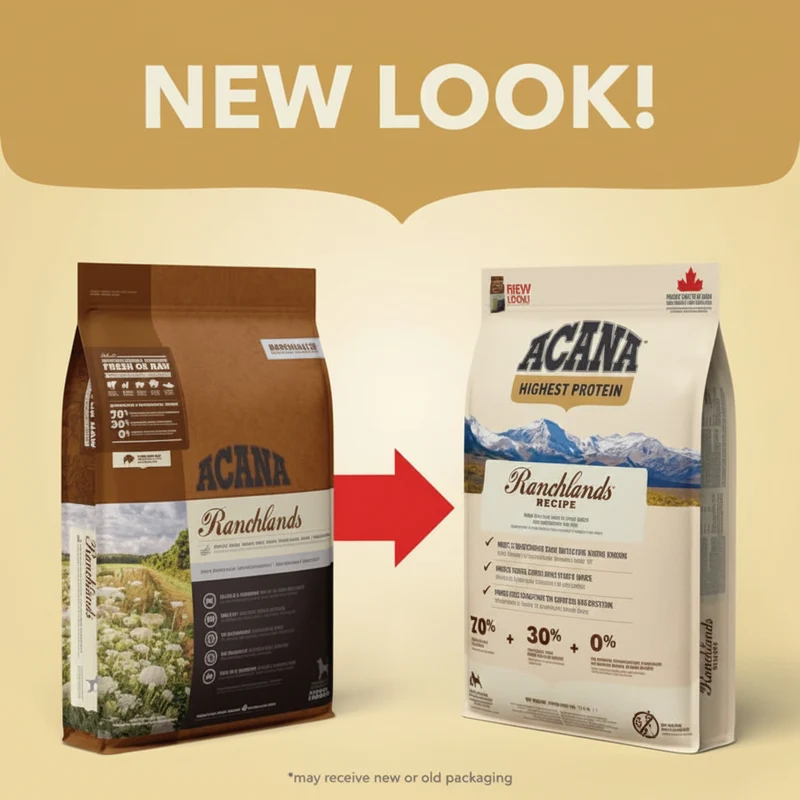 Acana Highest Protein Rachlands Recipe Dry Dog Food 2KG