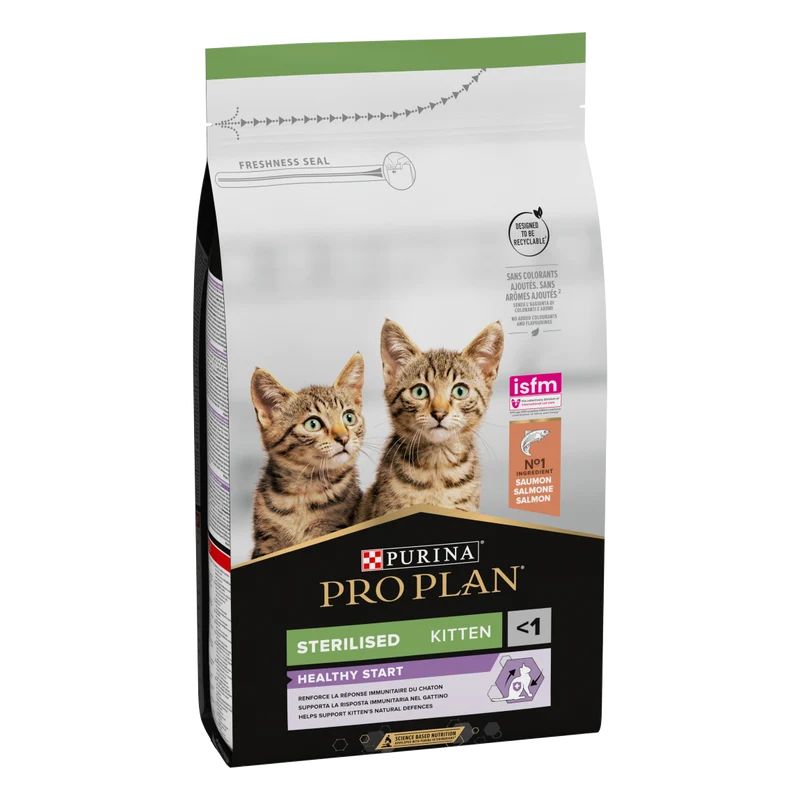 PURINA Pro Plan Sterilised Kitten Healthy Start Salmon Dry Cat Food 1.5KG