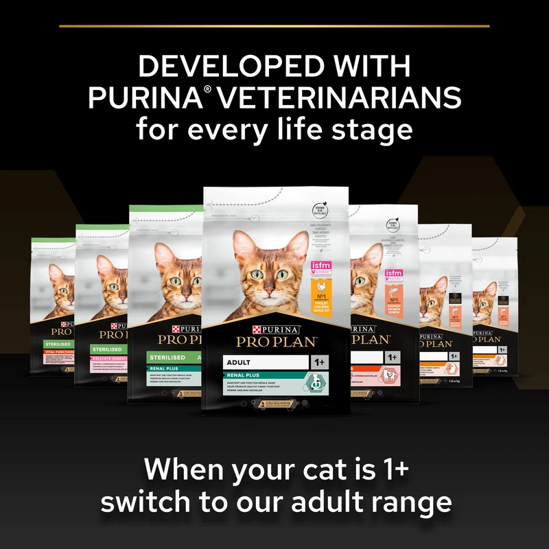 PURINA Pro Plan Sterilised Kitten Healthy Start Salmon Dry Cat Food 1.5KG