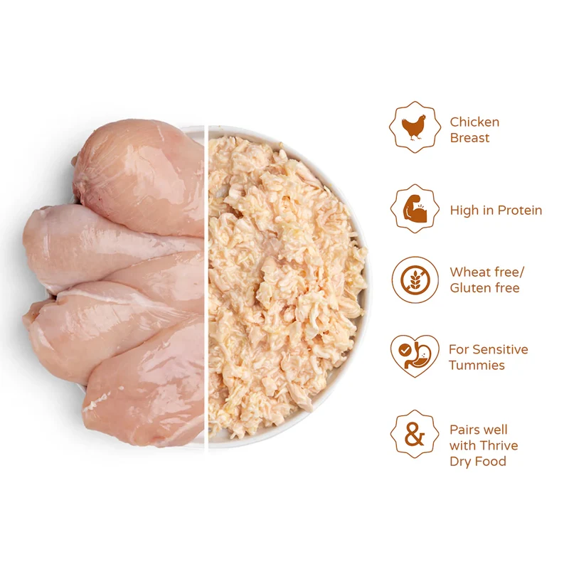 Thrive Complete Chicken Breast Wet Cat Food 75G - Pack of 12