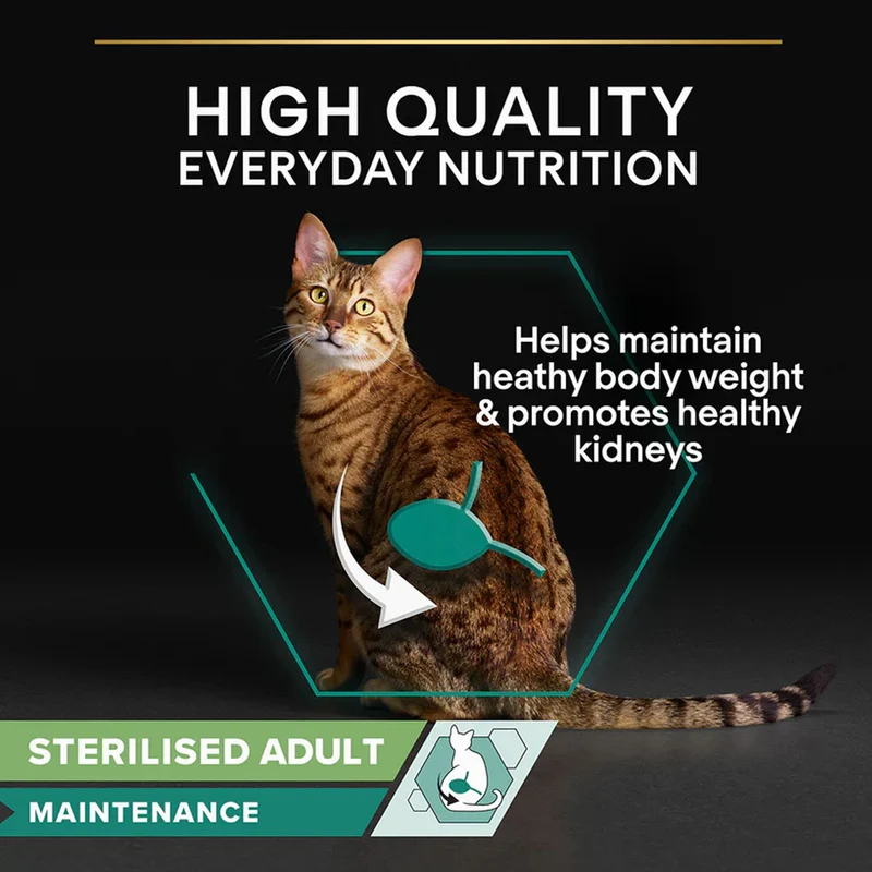 PURINA Pro Plan Nutri Savour Sterilised Chicken Wet Cat Food - Pack of 12