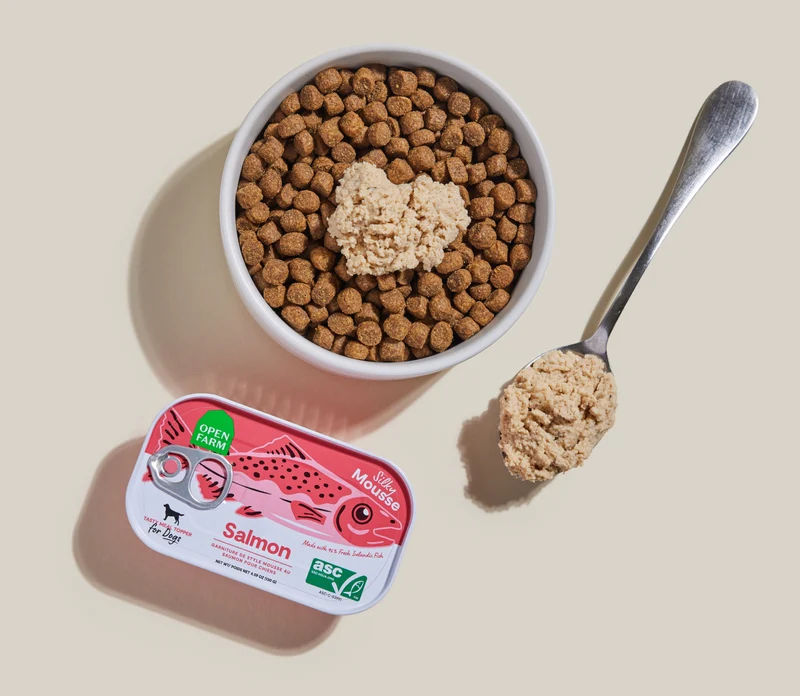 Open Farm Salmon Meal Topper Mousse In Can For Dogs 130G