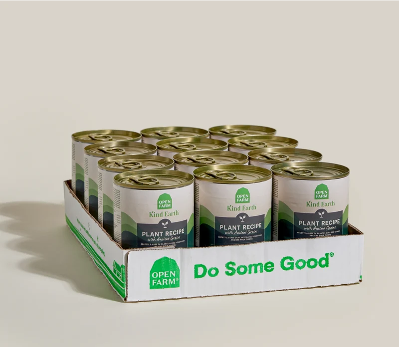 Open Farm Kind Earth Plant-Based Recipe Wet Dog Food In Can 354G