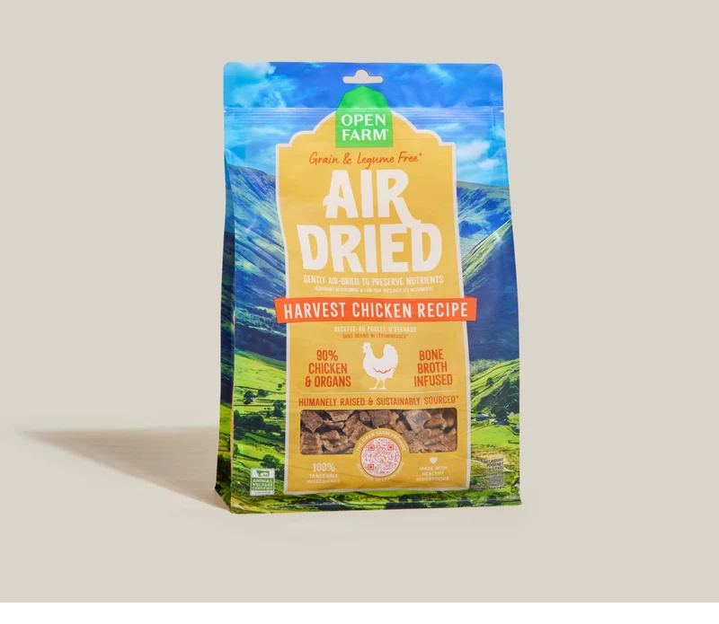 Open Farm Air Dried Harvest Chicken Recipe Dry Dog Food