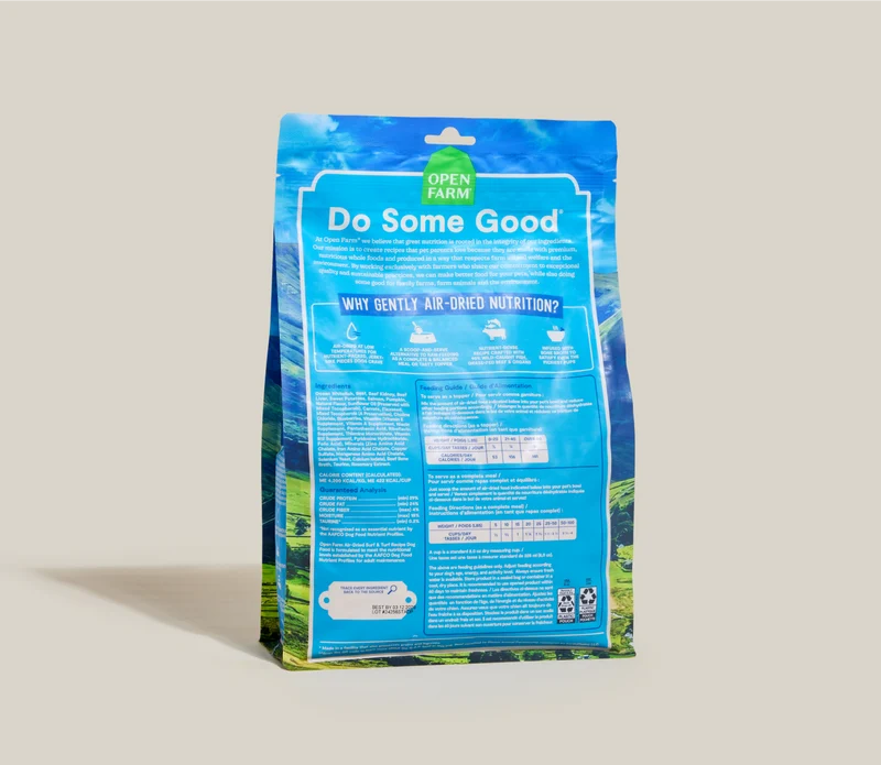Open Farm Air Dried Surf & Turf Recipe Dry Dog Food 1LB