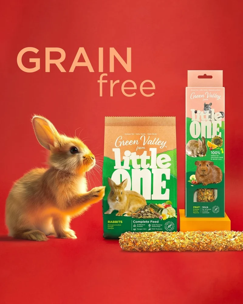 Little One Green Valley Fibre-Rich Complete Food Rabbits 750g