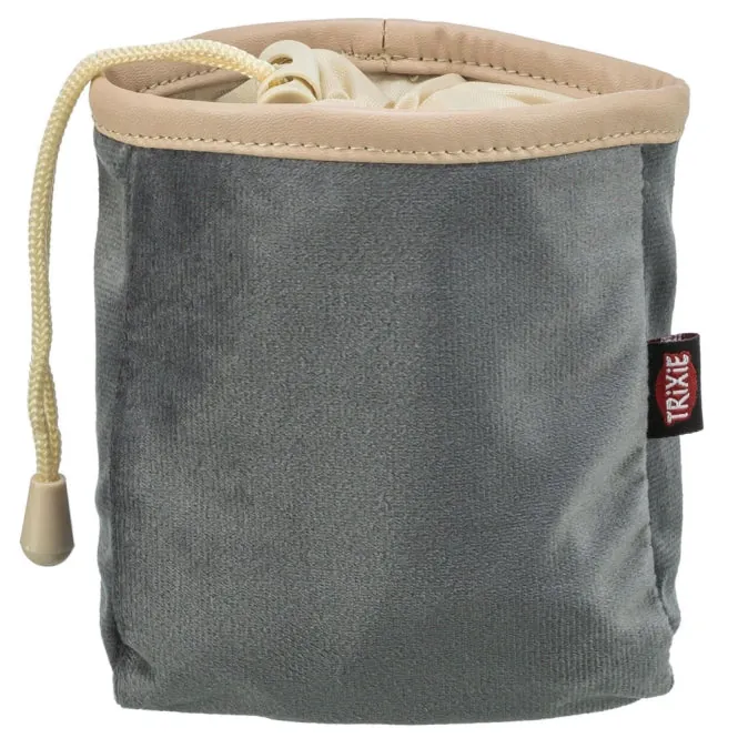 Trixie Snack-Tasche aus Velours – praktisch für unterwegs
