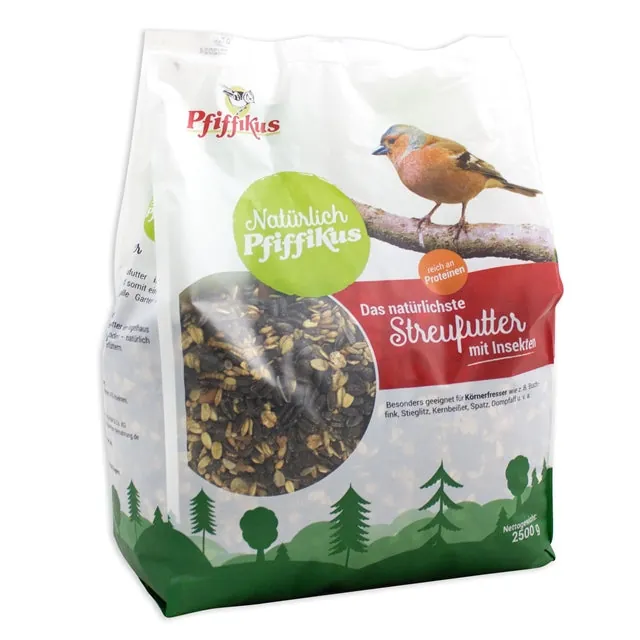 Natürlich Pfiffikus Streufutter mit Insekten – Vogelfutter