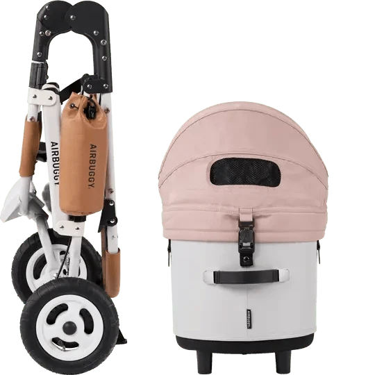AirBuggy DOME 3 Brake Pet Stroller & Travel System | Handbrake | Slim Fold