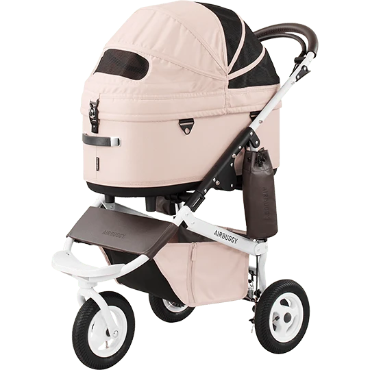 AirBuggy DOME 3 Brake Pet Stroller & Travel System | Handbrake | Slim Fold