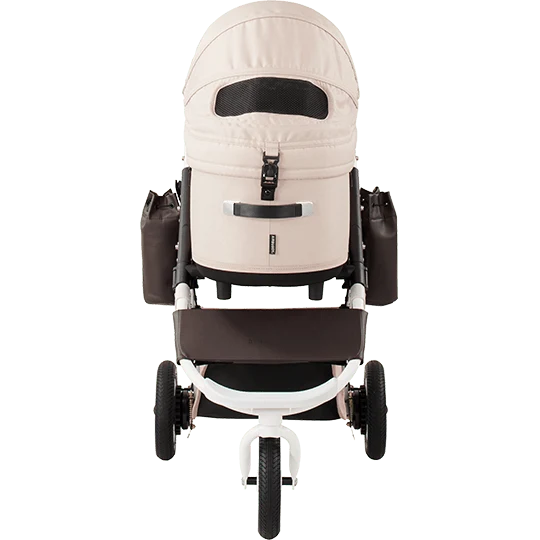 AirBuggy DOME 3 Brake Pet Stroller & Travel System | Handbrake | Slim Fold